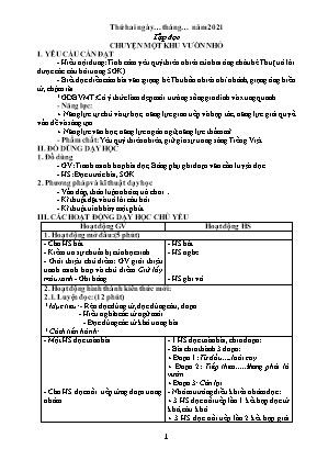 Giáo án Tổng hợp các môn Lớp 5 - Tuần 11 - Năm học 2021-2022